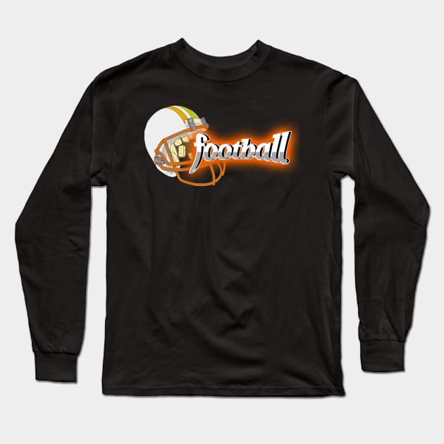 about the sport of football Long Sleeve T-Shirt by eristore